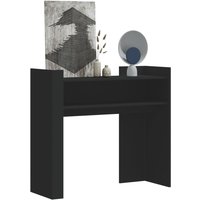 Berkfield Home Console Table Black 100x35x90 cm Engineered Wood | Size: 100 x 35 x 90 cm