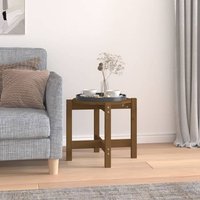 Berkfield Home Coffee Table Honey Brown Ø 52.5x45 cm Solid Wood Pine