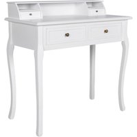 Berkfield Home Modern Vanity Makeup Table in White