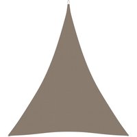 Berkfield Home Sunshade Sail Oxford Fabric Triangular 3x4x4 m Taupe in Beige