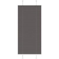 Berkfield Home Pleated Blind Black 65x150 cm Fabric Width 64.4 cm Polyester