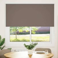 Berkfield Home Roller Blind Blackout Coffee 160x150 cm Fabric Width 156.6 cm Polyester in Brown