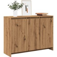Berkfield Home Sideboard Artisan Oak 102x33x75 cm Engineered Wood in Brown | Size: 102 x 33 x 75 cm