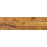 Berkfield Home Table Top 110x20x3.8 cm Rectangular Solid Wood Mango in Brown