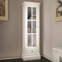 Berkfield Home Chic Bookcase Cabinet with 3 Shelves White Wooden