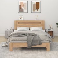 Berkfield Home Bedside Cabinets 2 pcs Grey Sonoma 50x39x47 cm | Size: 50 x 39 x 47 cm