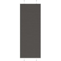 Berkfield Home Pleated Blind Black 75x200 cm Fabric Width 74.4 cm Polyester