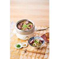 BRUNO Compact Multi Grill Pot (White) in White | Size: Small