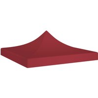 Berkfield Home Party Tent Roof 3x3 m Burgundy 270 g/m ² in Red