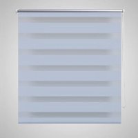 Berkfield Home Zebra Blind 120 x 175 cm White