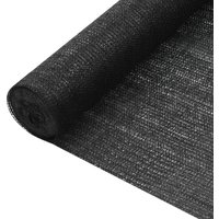 Berkfield Home Privacy Net Black 1.8x25 m HDPE 75 g/m ²