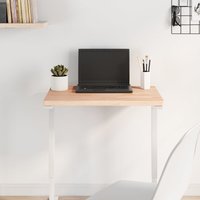 Berkfield Home Table Top 60x40x2.5 cm Rectangular Solid Wood Beech in Brown