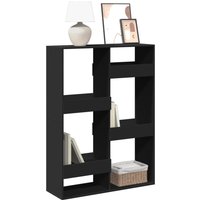 Berkfield Home Bookcase Black 100x33x135 cm Engineered Wood | Size: 100 x 33 x 135 cm