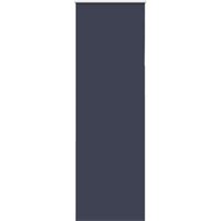 Berkfield Home Roller Blind Blackout Marine 80x210 cm Fabric Width 75.7 cm Polyester in Blue