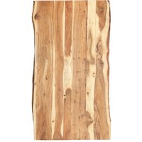 Berkfield Home Table Top Solid Acacia Wood 118x(50-60)x3.8 cm in Brown