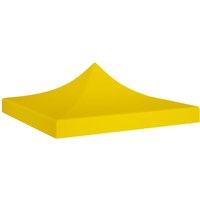 Berkfield Home Party Tent Roof 3x3 m Yellow 270 g/m ²