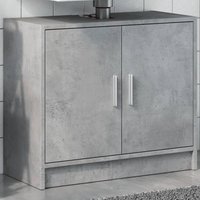 Berkfield Home Sink Cabinet Concrete Grey 63x29x55 cm Engineered Wood | Size: 63 x 29 x 55 cm