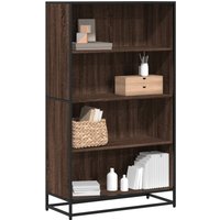 Berkfield Home Bookcase Brown Oak 80.5x35x139 cm Engineered Wood