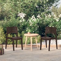 Berkfield Home Garden Chairs 2 pcs Mocha Polypropylene in Brown
