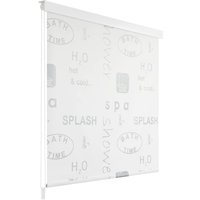 Berkfield Home Shower Roller Blind 100x240 cm Splash in Grey