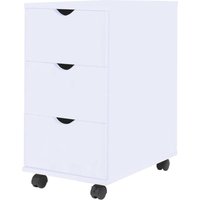 Berkfield Home Drawer Unit 45x33x60 cm White | Size: 45 x 33 x 60 cm