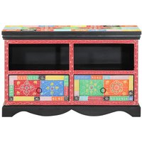 Berkfield Home Media Storage Cabinets & Racks Multicolour Wood Medium in Black