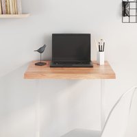 Berkfield Home Table Top Light Brown 60x50x(2-4) cm Treated Solid Wood Oak
