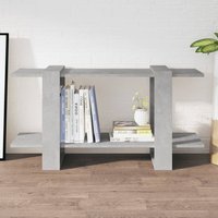 Berkfield Home Book Cabinet Concrete Grey 100x30x51cm Engineered Wood | Size: 100 x 30 x 51 cm