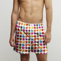 Ice Cream Scoop Cotton Poplin Print Boxer Shorts