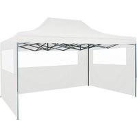 Berkfield Home Professional Folding Party Tent with 3 Sidewalls 3x4 m Steel White