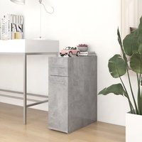Berkfield Home Apothecary Cabinet Concrete Grey 20x45.5x60 cm Engineered Wood