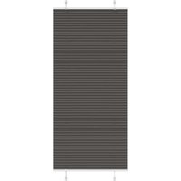 Berkfield Home Pleated Blind Black 95x200 cm Fabric Width 94.4 cm Polyester