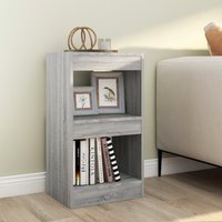 Berkfield Home Book Cabinet/Room Divider Grey Sonoma 40x30x72 cm | Size: 40 x 30 x 72 cm