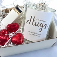 No Words Just Hugs Candle Gift Set Thinking You Gift Pack