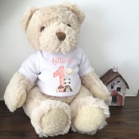 Personalised Teddy Bear 1st Birthday Shirt