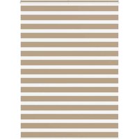 Berkfield Home Zebra Blind Sand Brown 160x200 cm Fabric Width 155.9 cm Polyester