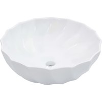 Berkfield Home Wash Basin 46x17 cm Ceramic White