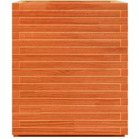 Berkfield Home Garden Planter Wax Brown 90x60x72.5 cm Solid Wood Pine
