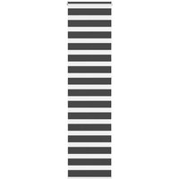 Berkfield Home Zebra Blind Black 65x230 cm Fabric Width 60.9 cm Polyester