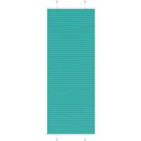 Berkfield Home Pleated Blind Petrol Green 70x200 cm Fabric Width 69.4 cm Polyester