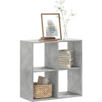 Berkfield Home Bookcase Concrete Grey 68.5x32x68.5 cm Engineered Wood