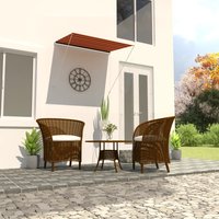 Berkfield Home Retractable Awning 200x150 cm Orange & Brown