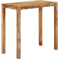 Berkfield Home Bar Table 112x55x108 cm Solid Wood Reclaimed | Size: 112 x 55 x 108 cm