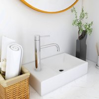 Berkfield Home Wash Basin 400x220x90 mm SMC White