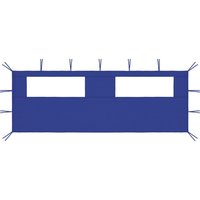 Berkfield Home Gazebo Sidewall with Windows 6x2 m Blue