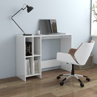 Berkfield Home Notebook Desk High Gloss White 102.5x35x75 cm Engineered Wood