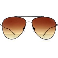Ted Baker Men's Aviator Gunmetal Brown Gradient TB1625 Sutton in Grey