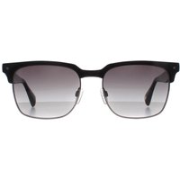 Ted Baker Men's Semi Rimless Black Grey TB1681 Floyd