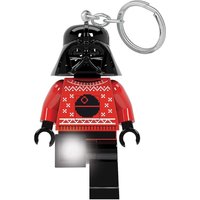 LEGO® Minifigure Star Wars Darth Vader Ugly Christmas Jumper Keyring Light in Red
