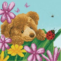 & Diamond Painting Kit Honey Pot Bear Hide & Seek